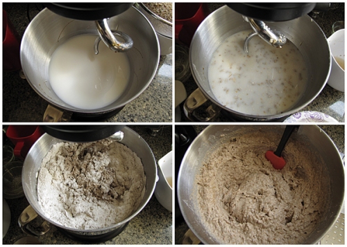 Making Rugbrød dough